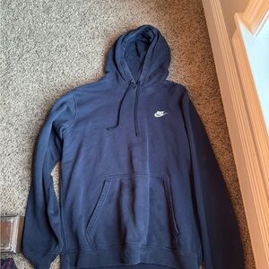 Nike Blue Sweatshirt Classic Pullover Design
